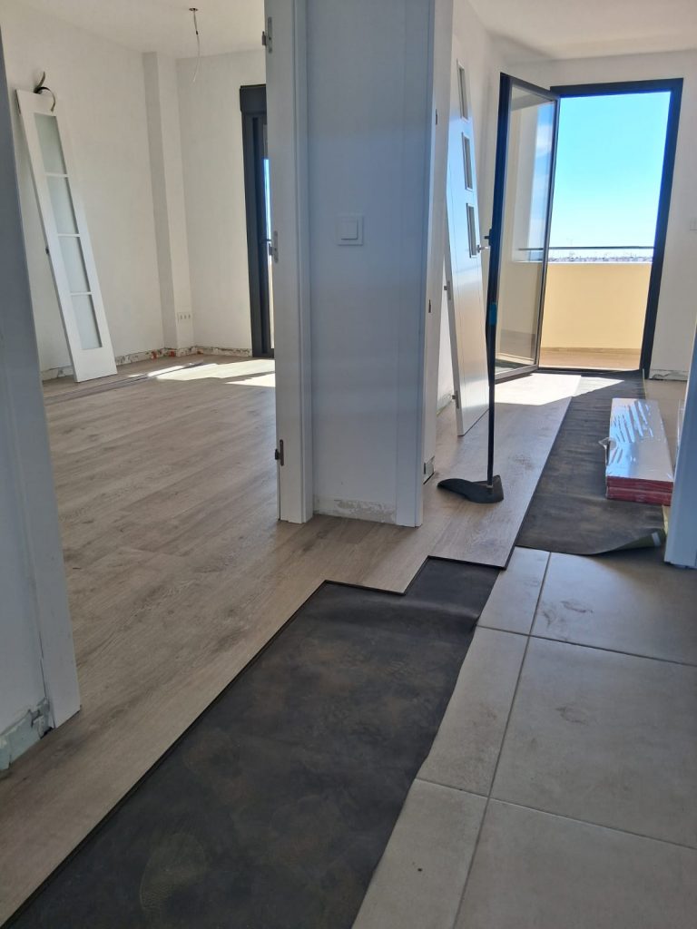 Colocación de suelos de tarima